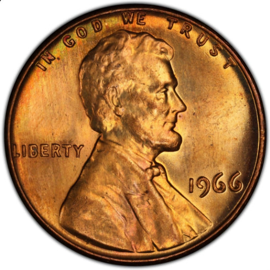 1966 P Lincoln Memorial BU Brilliant Uncirculated 1C From 🔥OBW Bank Roll🔥