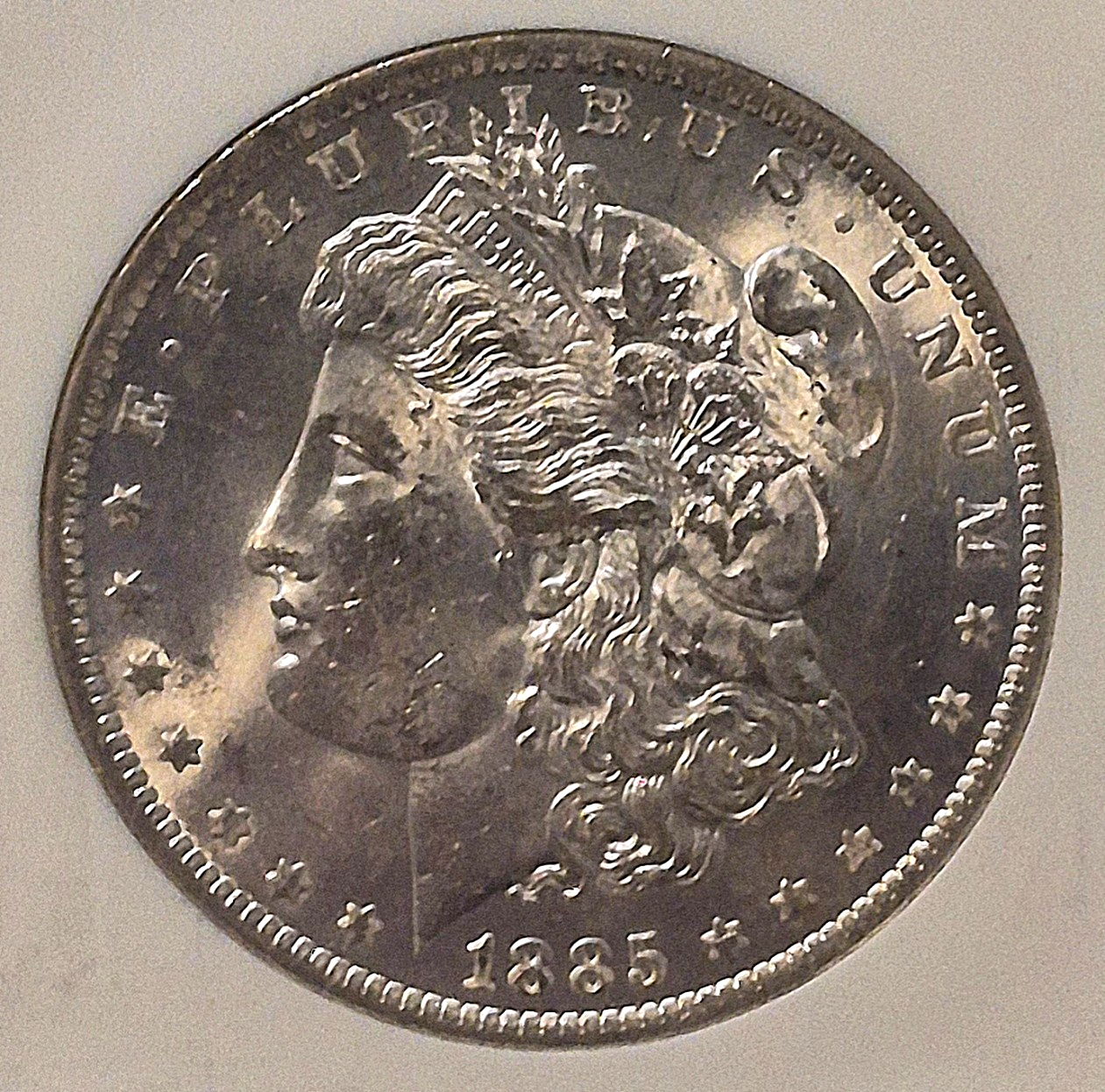 1885 O NGC Highly Graded MS63 Morgan Silver Dollar $1 US Collectable Old Holder