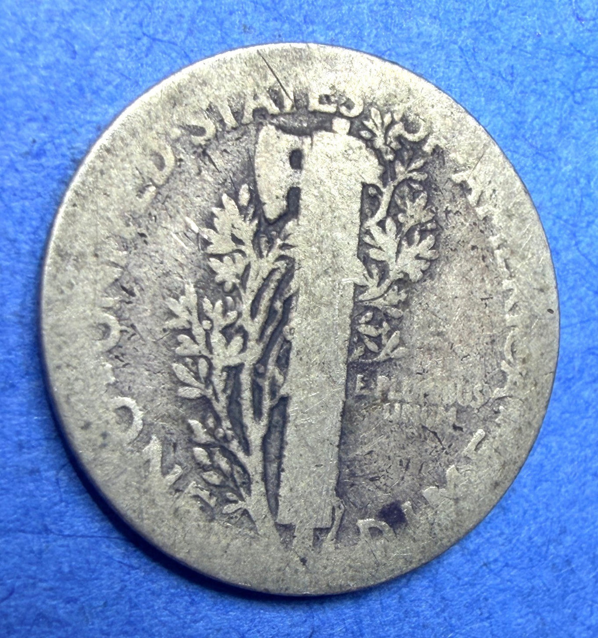1925 Mercury Dime 10C AG About Good 90% Silver Winged Liberty Head US Coin