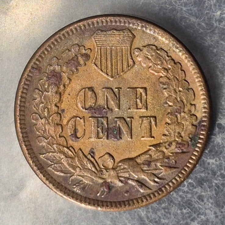 1900 Indian Head Cent Penny 1C F Fine Bronze Philadelphia US Coin