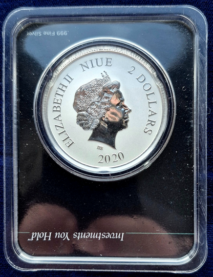 2020 Niue 1 oz Silver $2 Celestial Animals "The Snake" RARE  1 Of 10K Made TEP