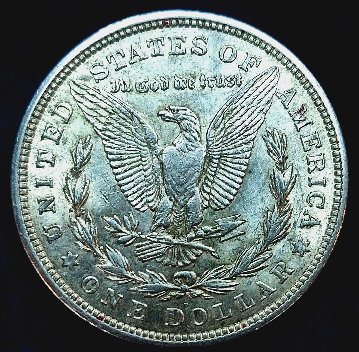 1921 Morgan Dollar PDS Set, 90% Silver, All With AU Circulated Features, (3) 1$