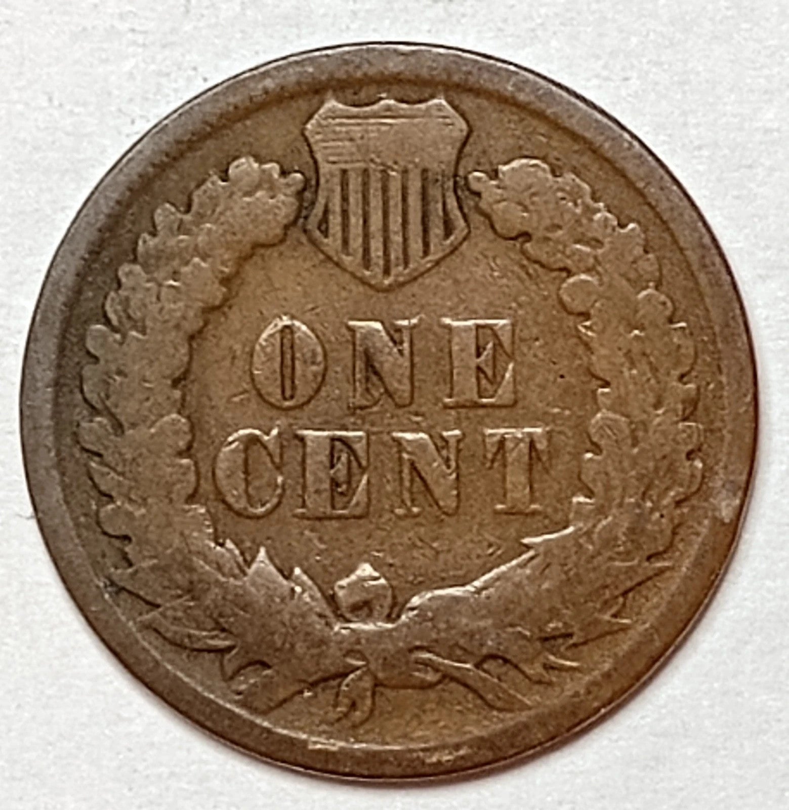 1889 Indian Head Cent Good- Very Good Average Circulated Condition Bronze Penny