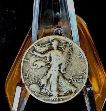 1943 Philadelphia Walking Liberty Half Dollar 90% Silver Better VG-F Features