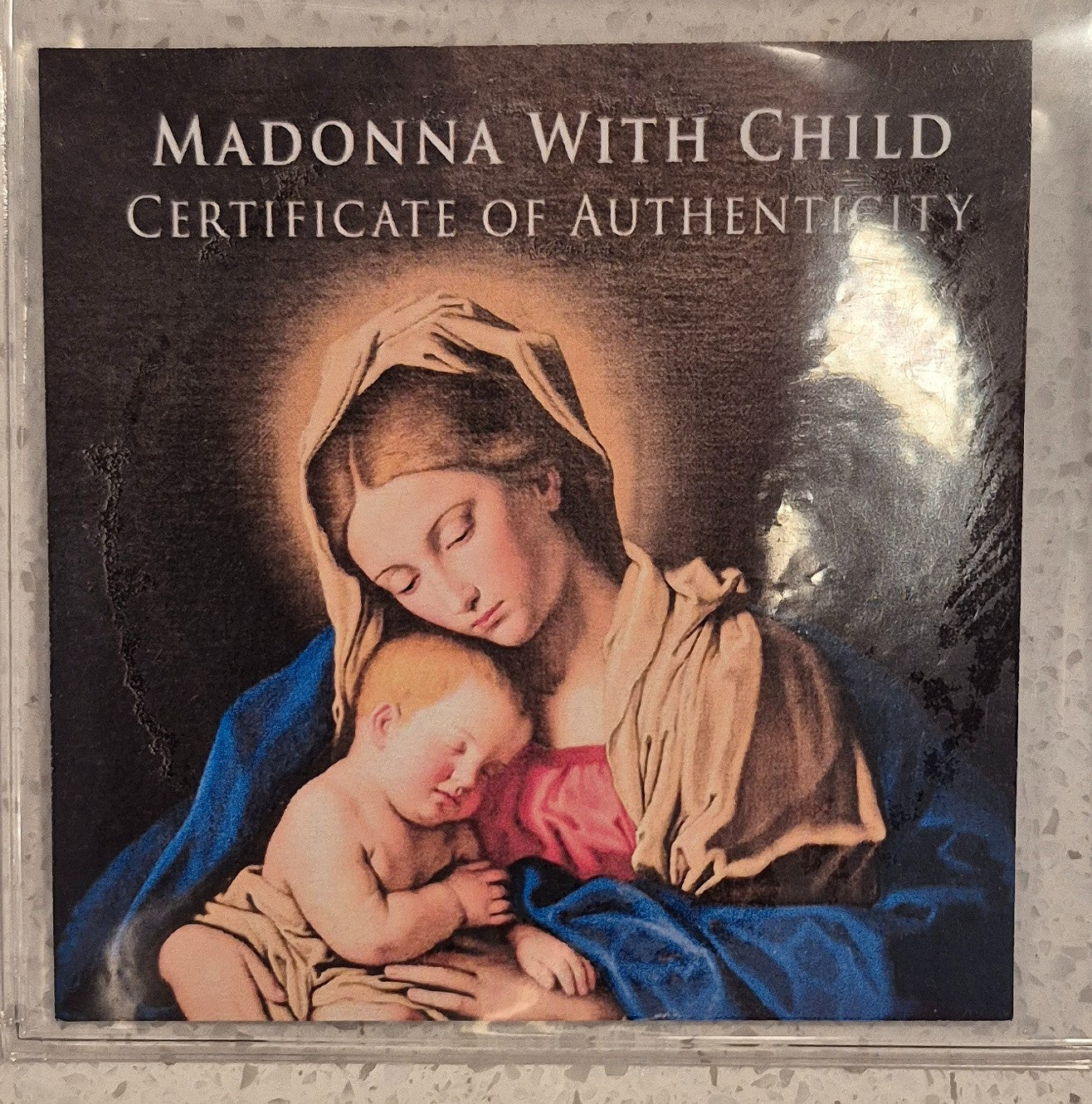 2021 Ghana Madonna &Child CuNi Colorized BU GH¢2 Coin GEM BU  { 1 of Only 1,500}