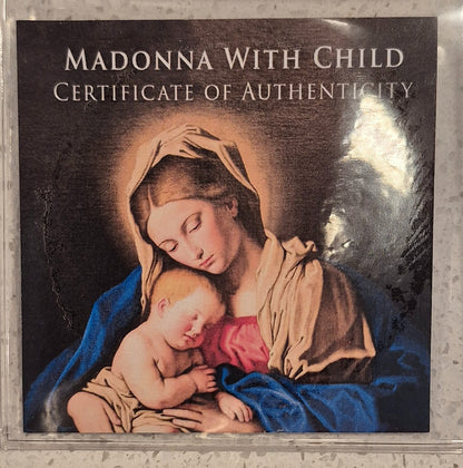 2021 Ghana Madonna &Child CuNi Colorized BU GH¢2 Coin GEM BU  { 1 of Only 1,500}