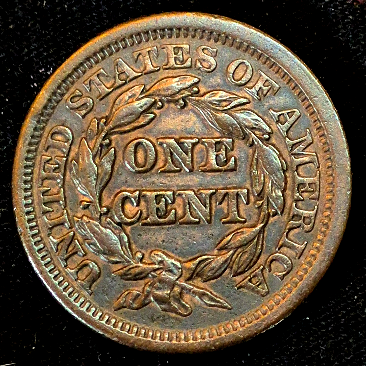 1846 Braided Hair Large Cent Small Date Crisp AU+ Features N19 R3+,   300 Remain