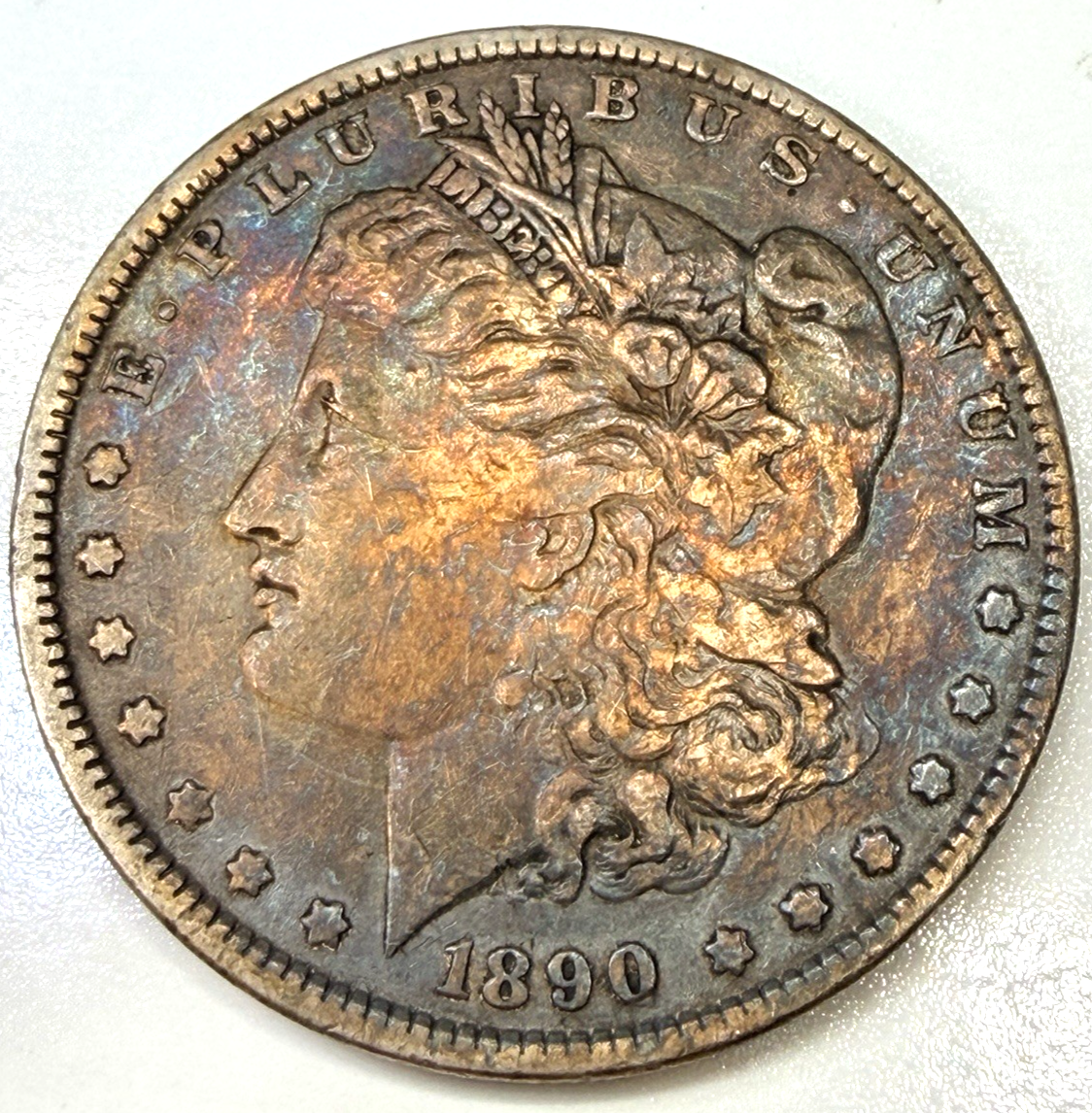1890-P Morgan Silver Dollar 90% US Coin MONSTER TONER ALERT!! See Video