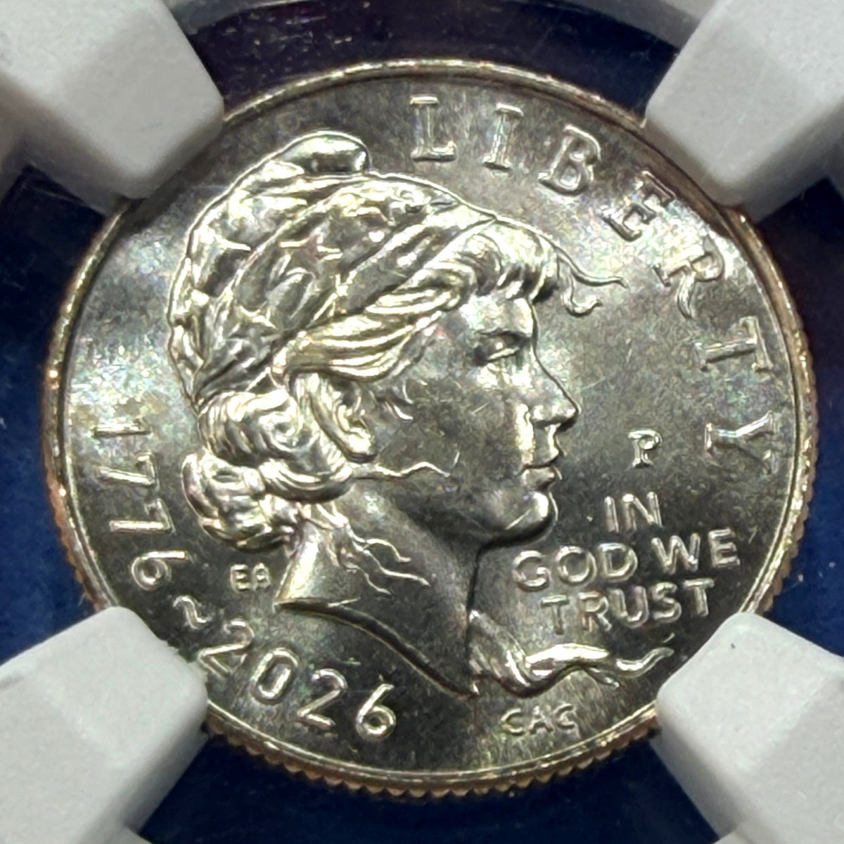 2026-P Emerging Liberty Dime 250th Anniversary NGC Gem Uncirculated Bleacher 10C