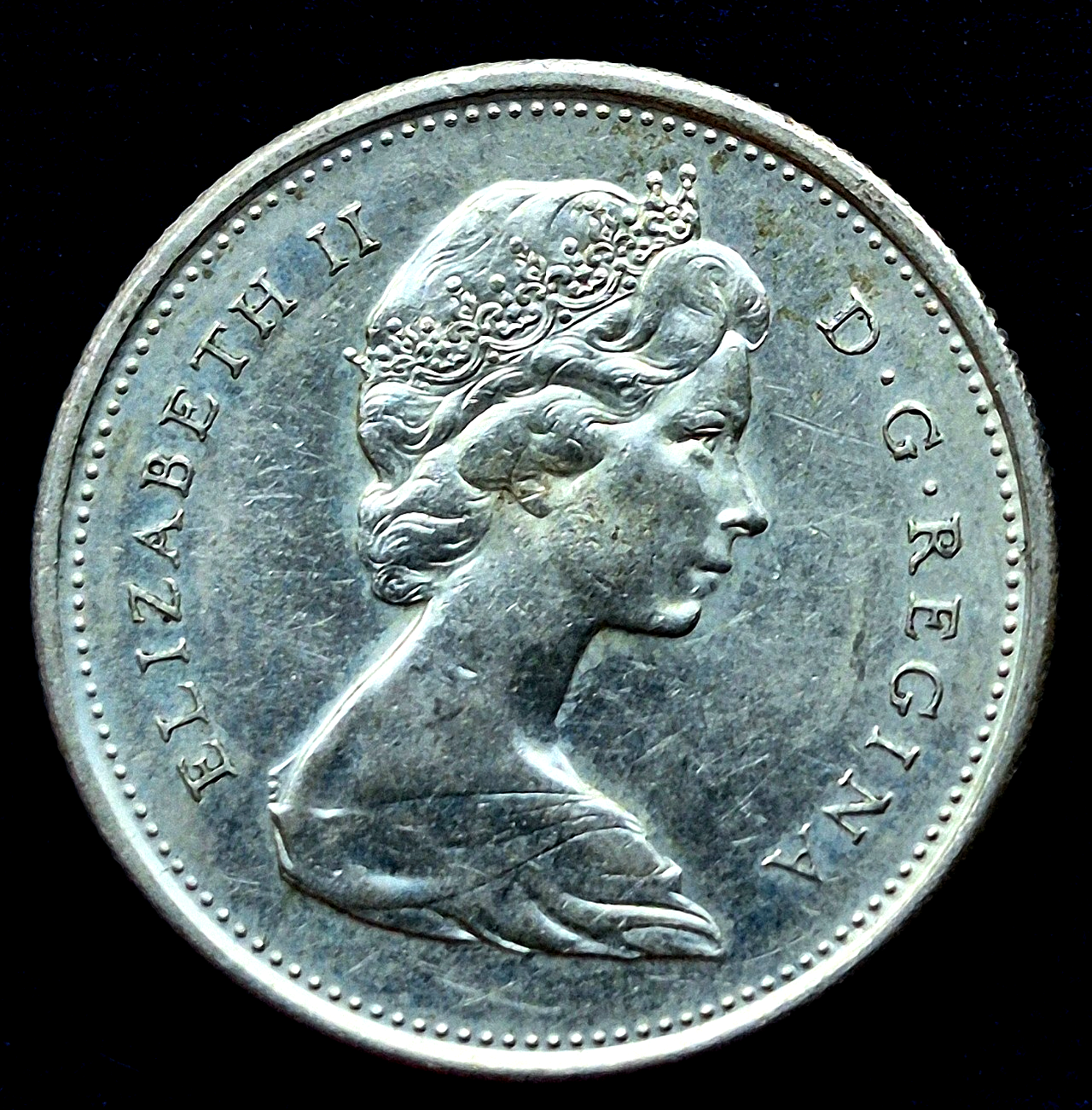 (2) 1867-1967 Canada Lynx Quarter Canadian (1) 80% (1) 50% Silver Coins 25C See