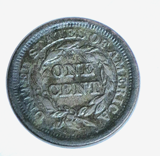 1851 Braided Hair Large Cent Very Good Features N5 R3 Less Than 600 Remain 1C