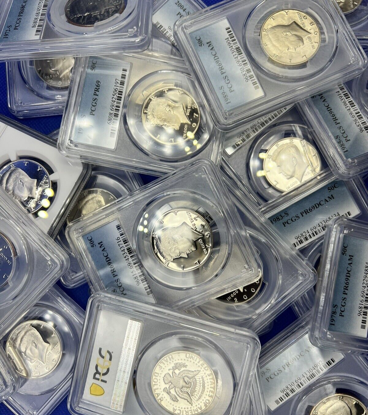 Kennedy Half Dollar PROOF COIN 🎯  PCGS NGC Graded PR69💰 1x 50c Slab LOT  ✅