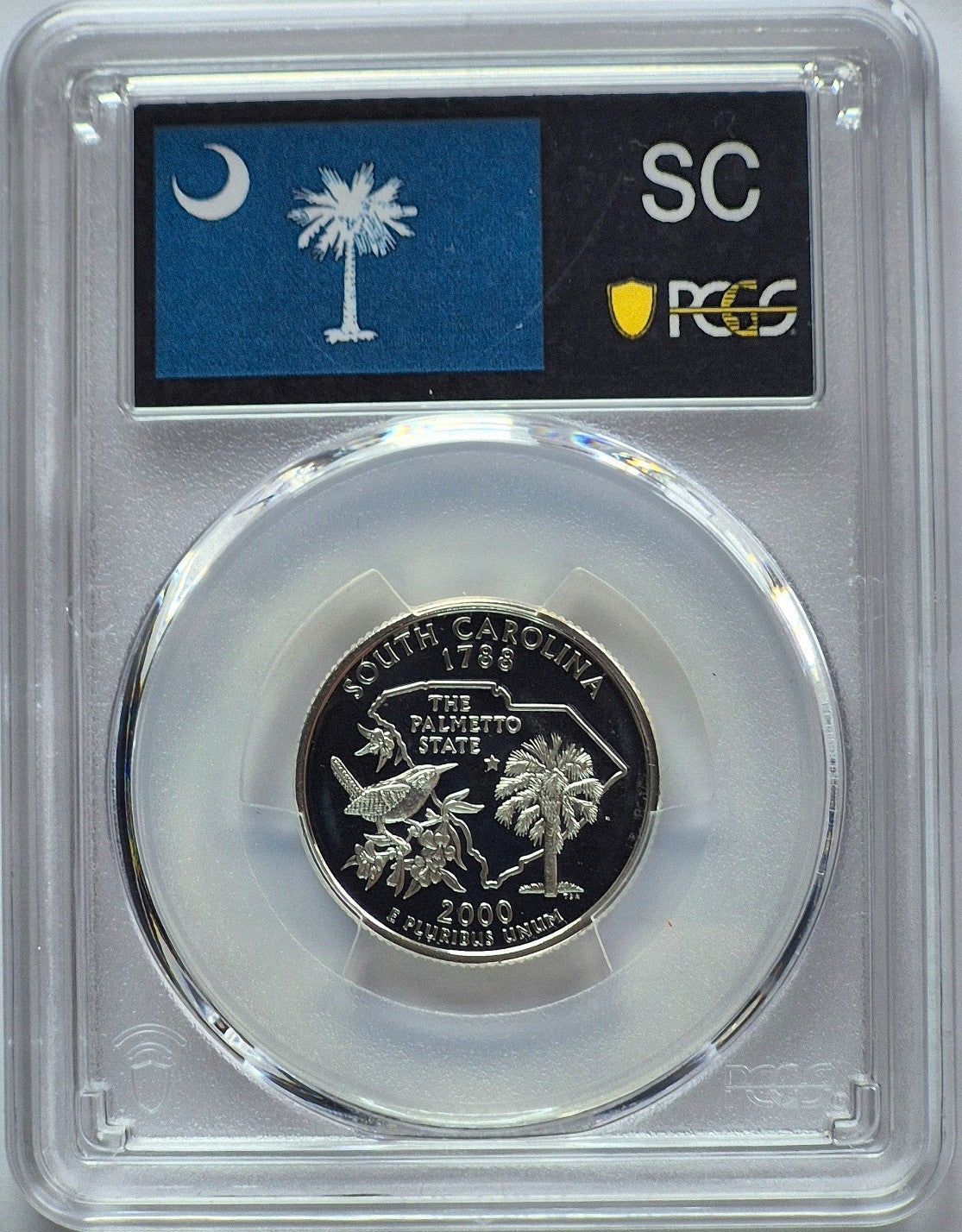 2000 S State Quarter Set 90% Silver PCGS High Graded PR69DCAM (VA/MA/SC/NH/MD)
