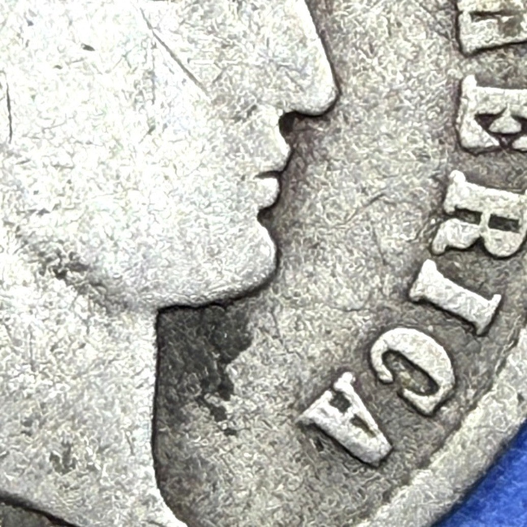 1911 Barber Dime 10C G Good 90% Silver Philadelphia Liberty Head Antique US Coin