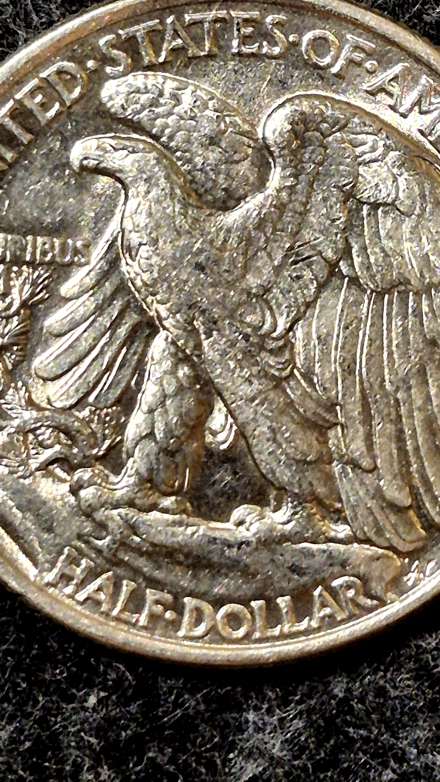 1943 Walking Liberty Half Dollar 90% Silver MS+ Features Philadelphia Bright 50c