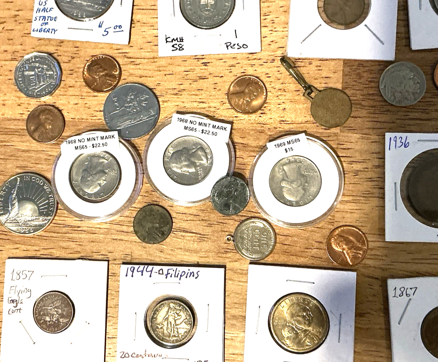CLEANING MY DESK Coin Lot -Silver/Proof/Uncirculated OLD MUST READ DESCRIPTION