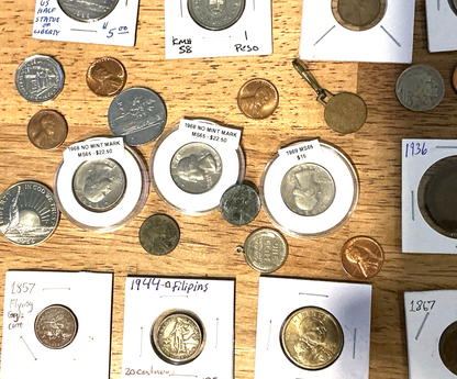 CLEANING MY DESK Coin Lot -Silver/Proof/Uncirculated OLD MUST READ DESCRIPTION