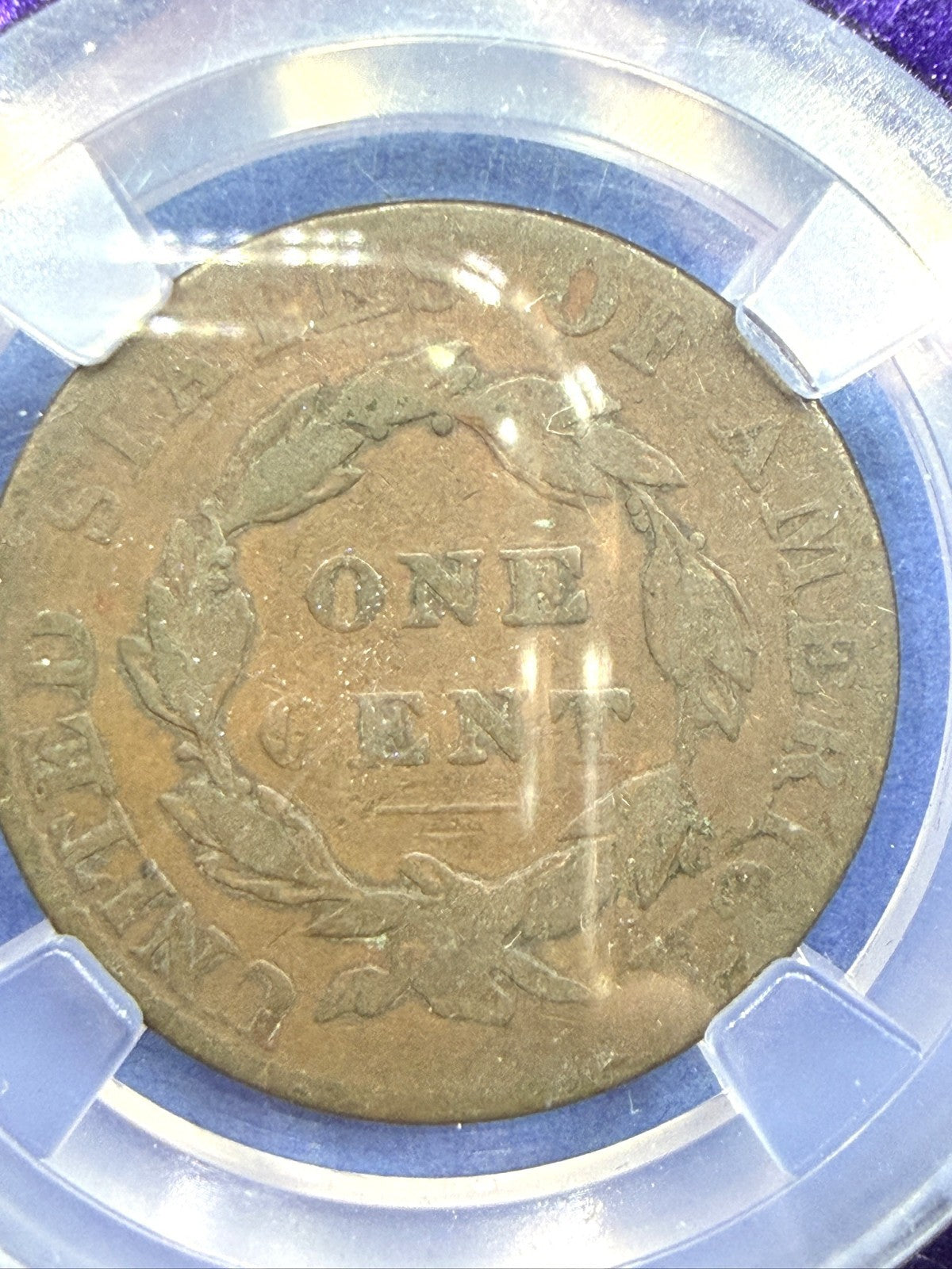 1824 Coronet Head Large Cent 1C NGC Genuine Matron Head Early US Copper Coin