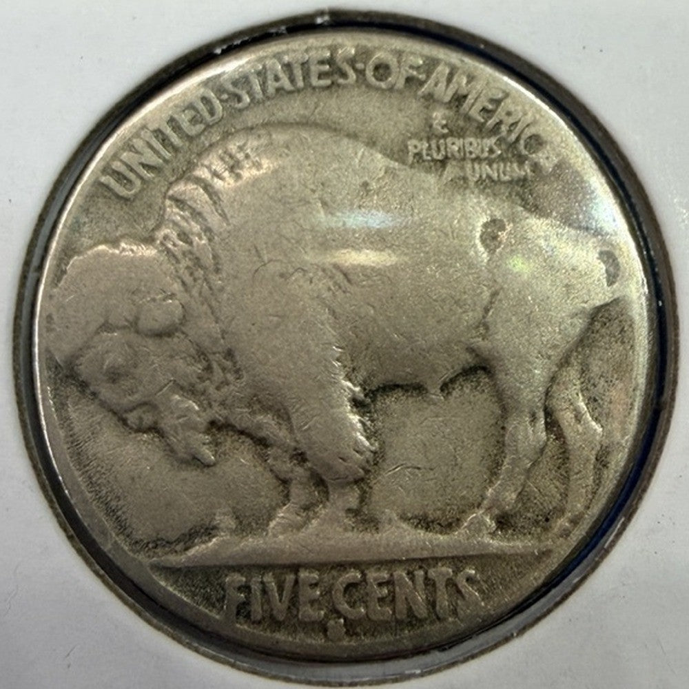 1929-S Buffalo Nickel 5C F Fine Indian Head San Francisco Better Date Coin