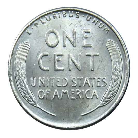 1943-D BU WWII Steel Lincoln Wheat Cent Brilliant Uncirculated From OBW Roll