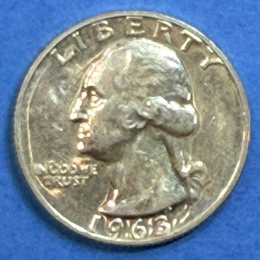 1963 Proof Washington Quarter 25C 90% Silver BU Toned Proof US Coin