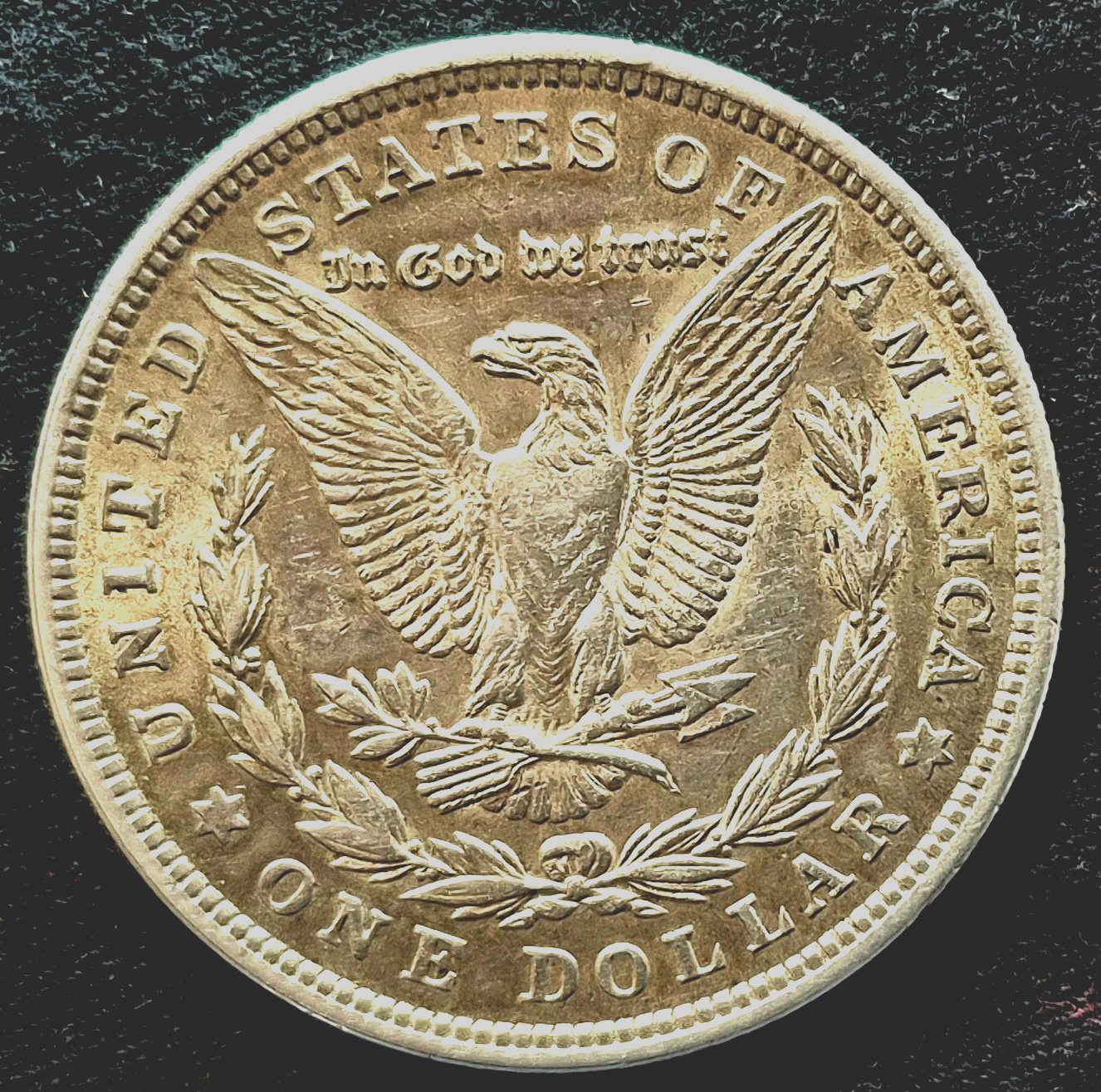 1921 Morgan Silver Dollar Normal & Wide Reed Set, Top 100, Toned AU+/MS Features