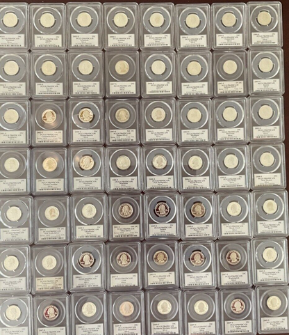 {20}  90% SILVER Proof Coins 💰 PCGS Graded PR69 U.S. Mint 💰 + STORAGE CASE
