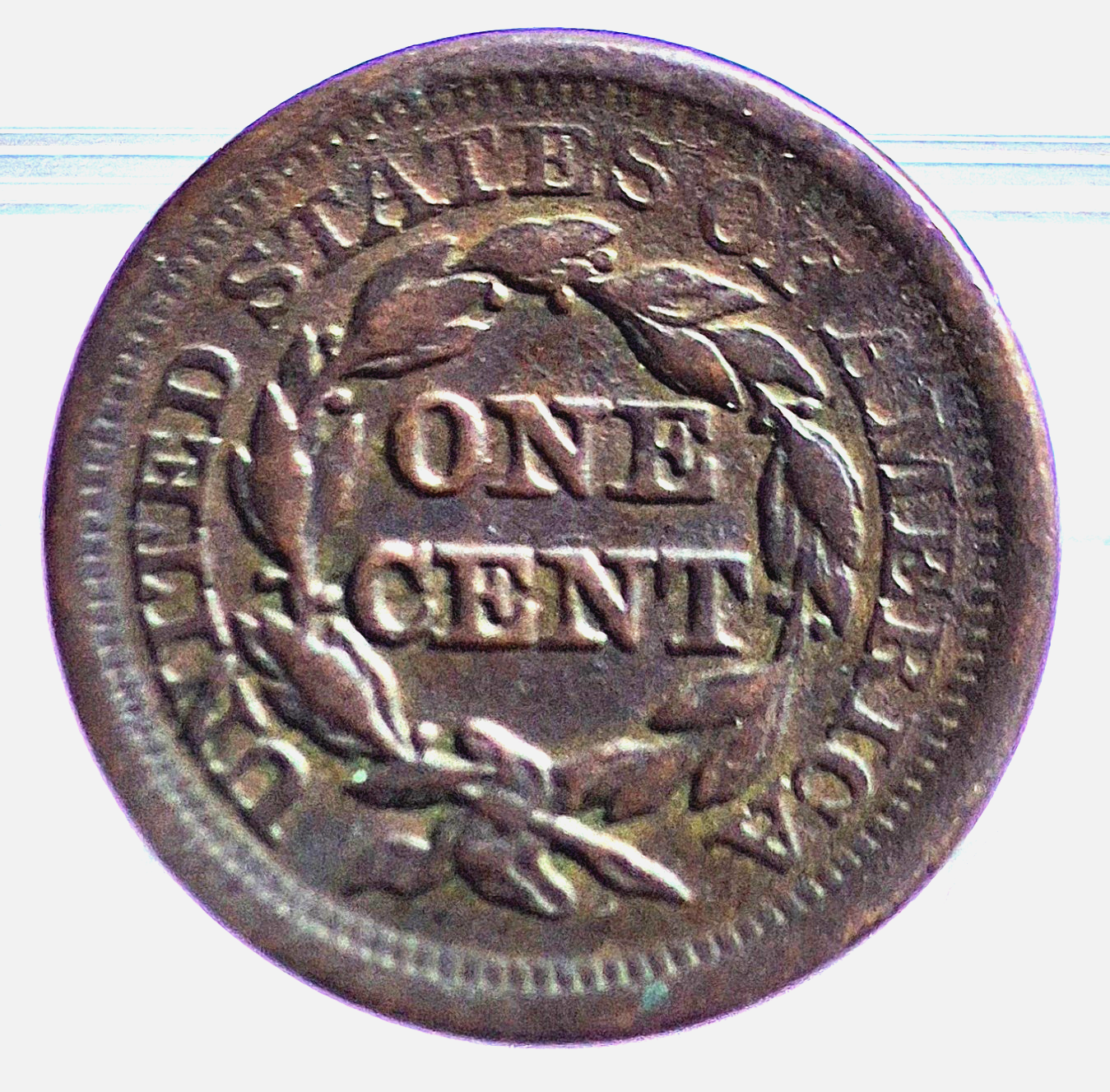 1851 Coronet Large Cent Braided Hair Very Fine Features Variant N5 R3 Strong 1C