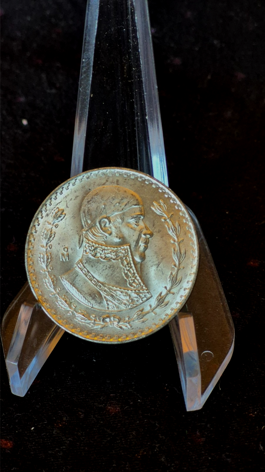 1963 MO Mexico 1 Peso BU Libertad Edge🔥1.6 Grams SILVER Spectacular Blast White