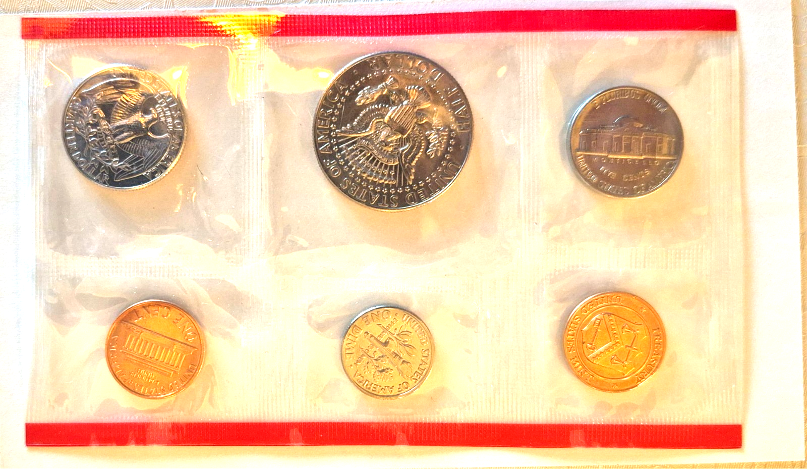 1987 P and D Annual United States Mint Uncirculated 10 Coin Set in OGP