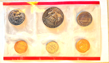 1987 P and D Annual United States Mint Uncirculated 10 Coin Set in OGP