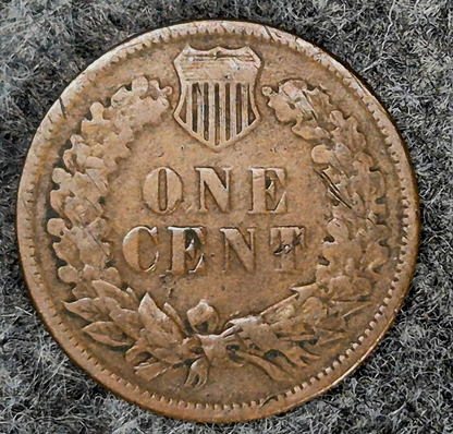 1883 Indian Head Cent Penny VF Features Part Liberty, Receive Coin Pictured 1C
