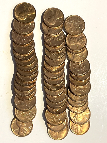 1937 S  Lincoln Wheat Cent BU Brilliant Uncirculated Gem from OBW Bank Roll