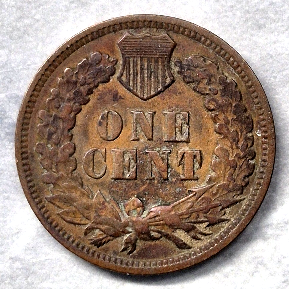 1906 Indian Head Cent Penny 1C VF Very Fine Bronze Philadelphia Antique US Coin - view 2