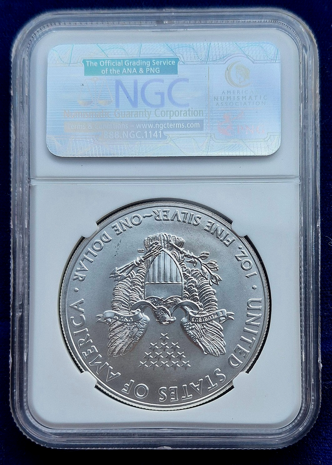 2013(W) USA EAGLE $1 SILVER STRUCK AT WEST POINT MINT EARLY RELEASES NGC MS 69
