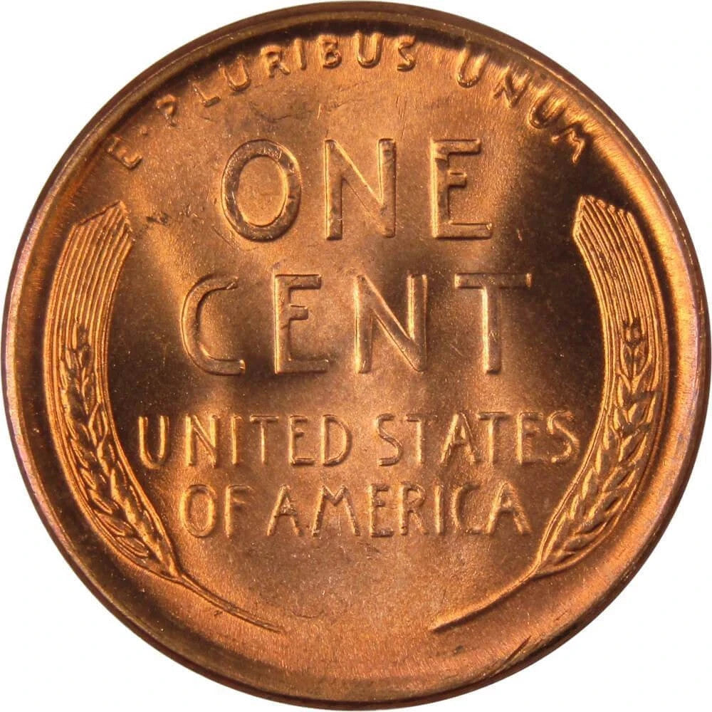 ⭐️ 1950 D Lincoln Wheat Cent BU Uncirculated Mint State Bronze Penny 1c RED Coin