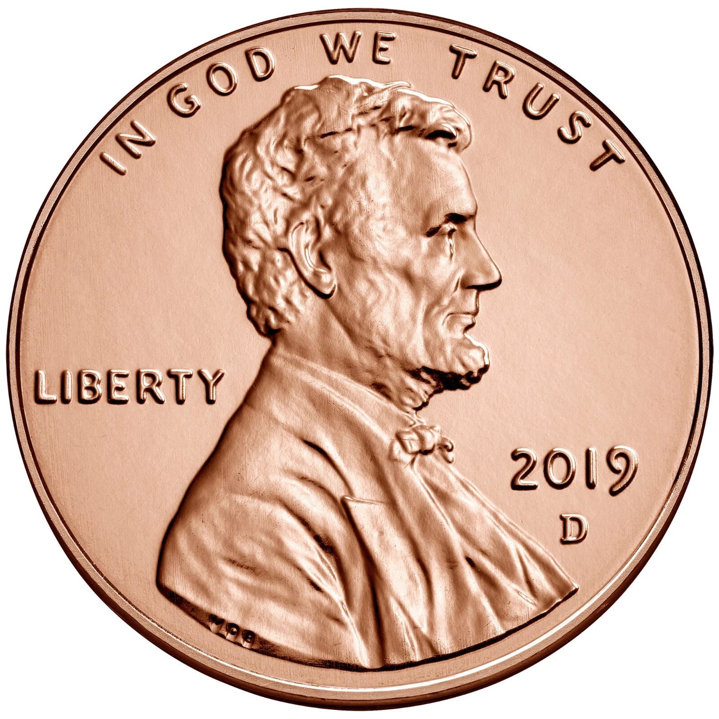 ✅ 2019 D Lincoln Shield Cent BRILLIANT UNCIRCULATED RED Penny US Mint 1c Coin