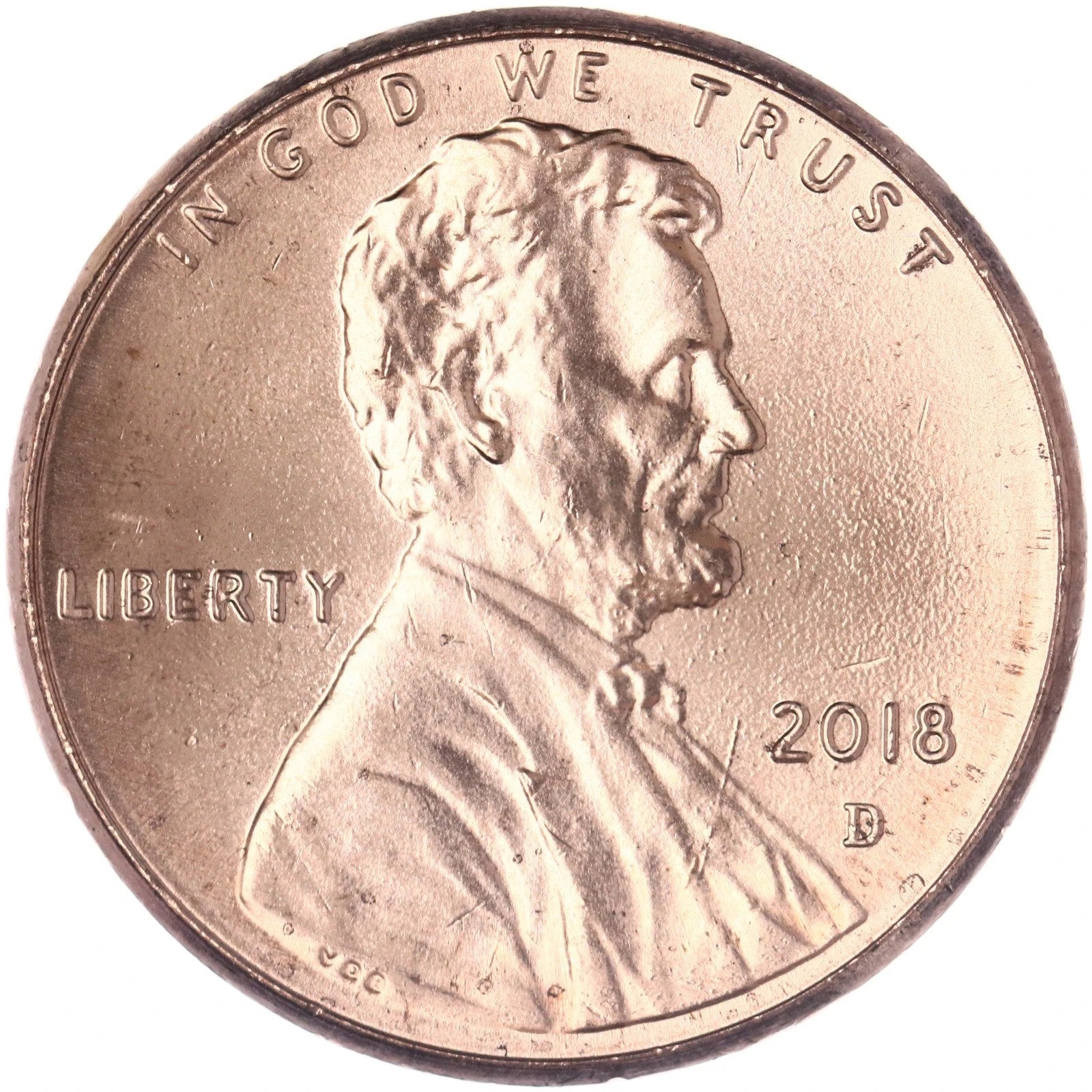 ✅ 2018 D Lincoln Shield Cent BRILLIANT UNCIRCULATED RED Penny US Mint 1c Coin