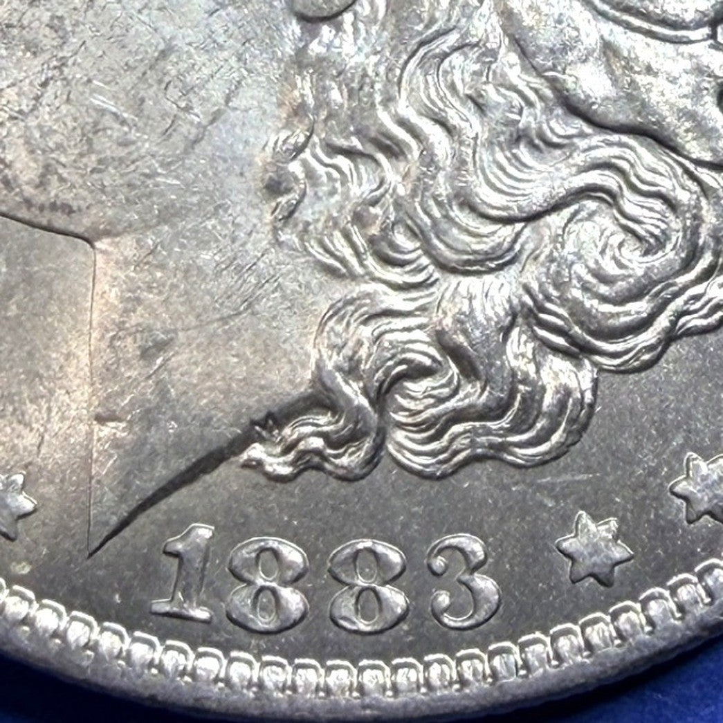 1883-O Morgan Silver Dollar $1 BU Brilliant Uncirculated New Orleans White Shine