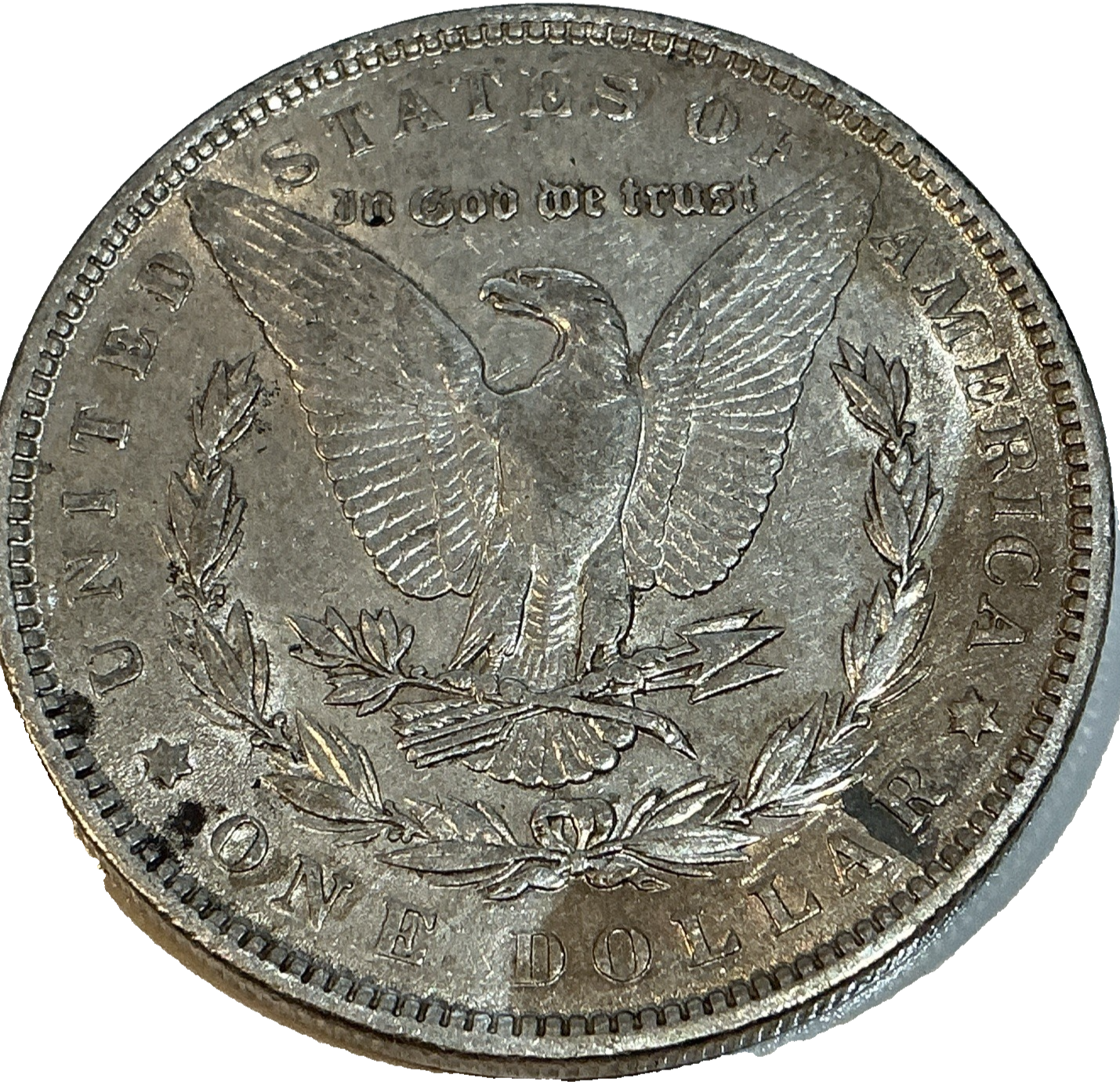 1890-P Morgan 90% Silver Dollar  Average Circulated Sharp Strike ~ NICE COIN ~