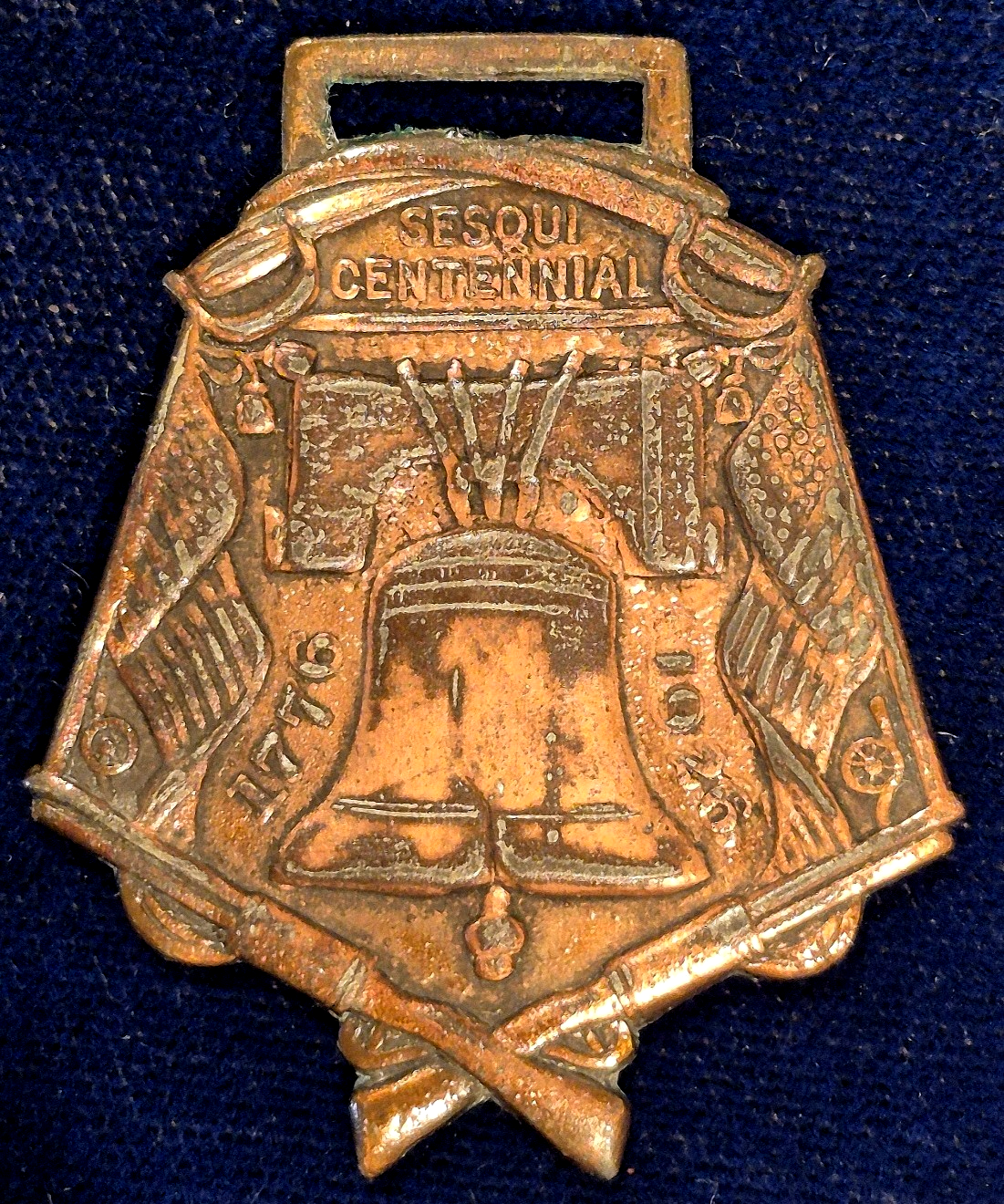 Vintage 1926 Philadelphia Sesqui-Centennial Expo Souvenir Liberty Bell Medal