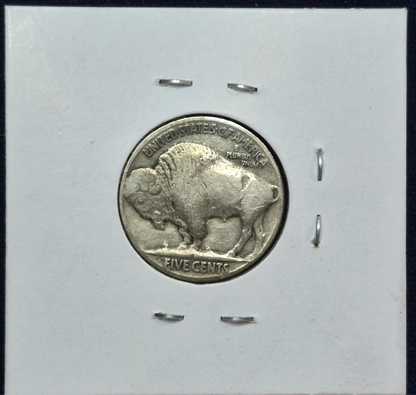 1925 Buffalo Nickel Sharp F-VF Features Full Date Partial Horn Better Date 5C