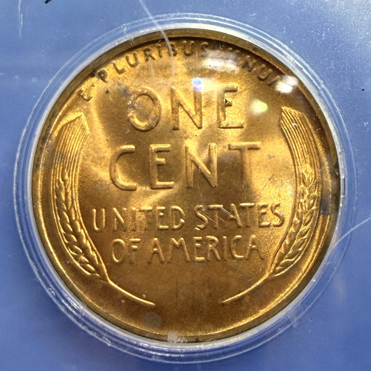 1953-S Lincoln Wheat Cent ICG MS65 RD Full Red San Francisco Mint Penny Coin