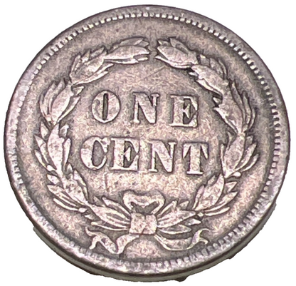 1859 1C Indian Head Cent Highly Collectable First Year Choice  F-VF  Features