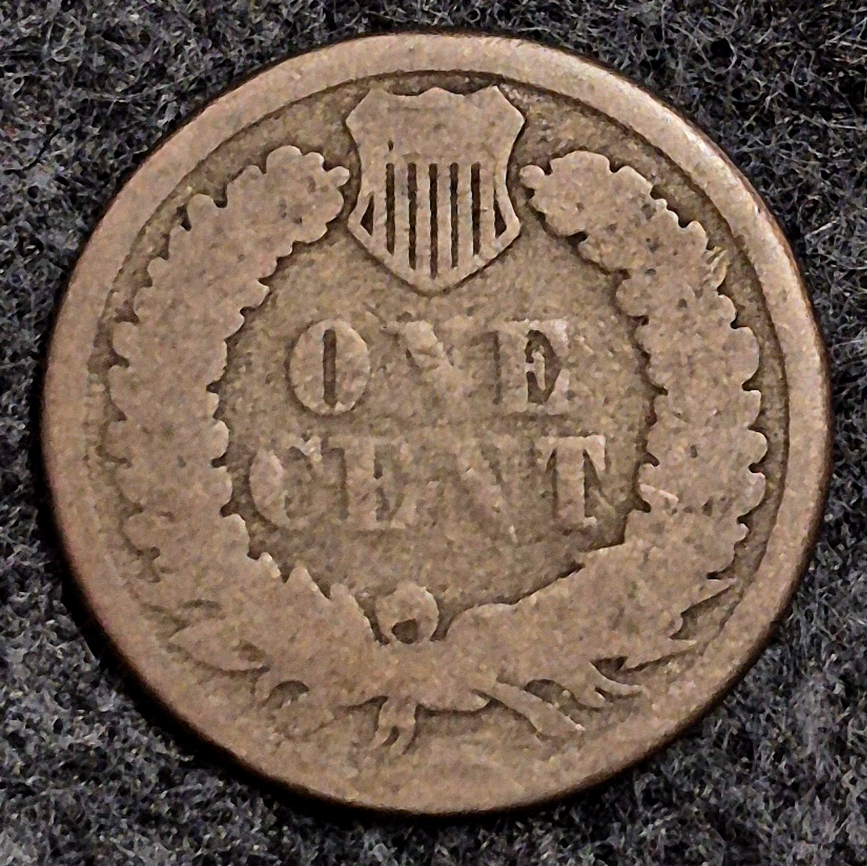 1861 Indian Head Cent Good Features  Type II Chunky Oak Wreath Coin Shown