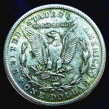 1921 Morgan Dollar PDS Set, 90% Silver, All With AU Circulated Features, (3) 1$