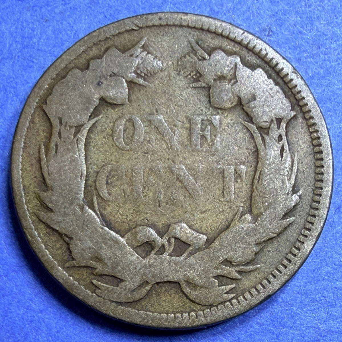 1858 Flying Eagle Cent 1C G Good 3-Year Type US Copper-Nickel Penny Antique