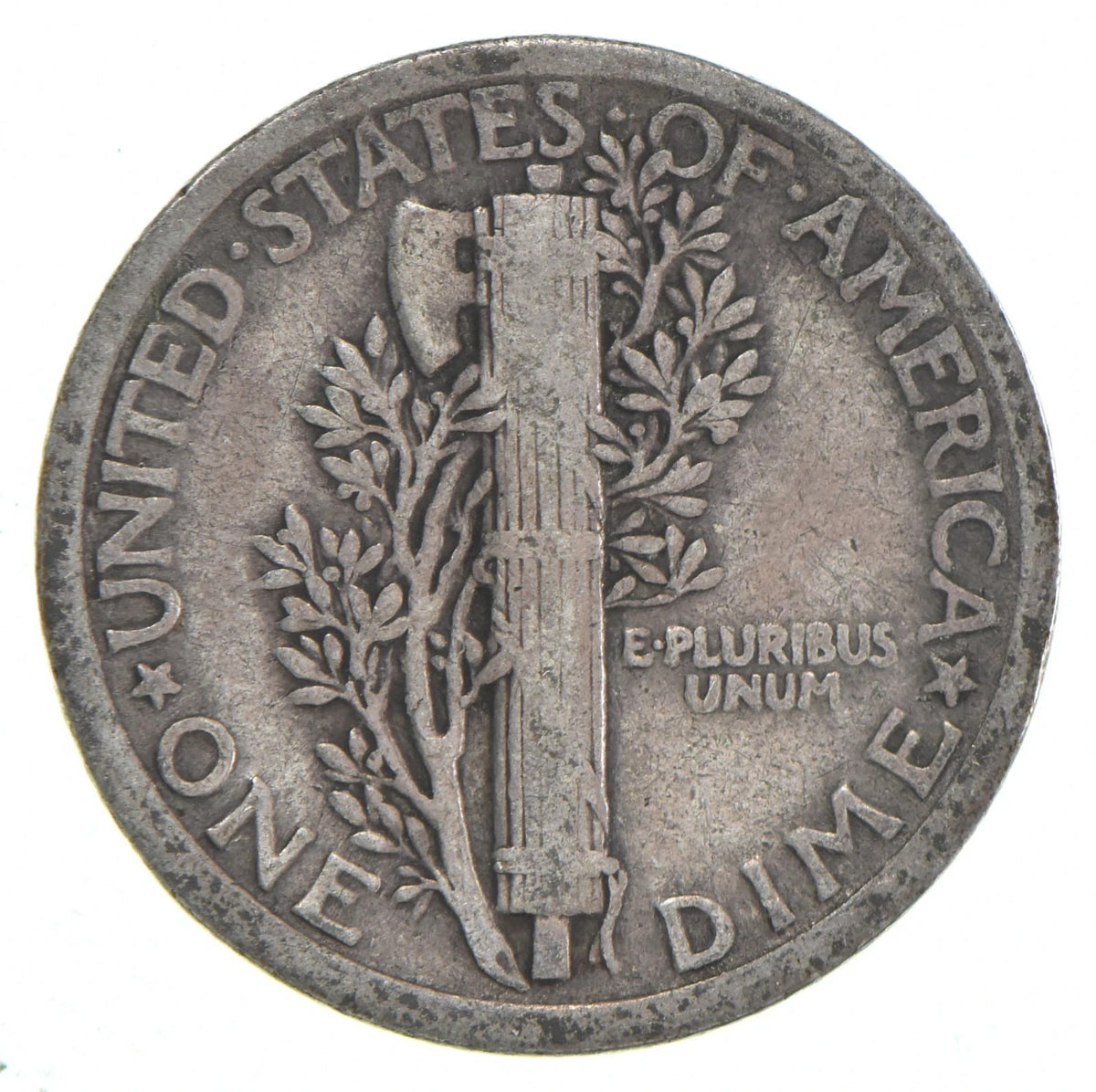 1920 P Mercury 90% SILVER Dime G-VG Average Circulated Condition