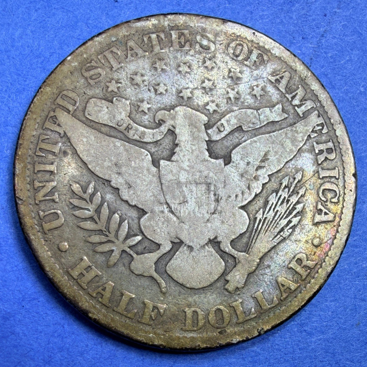 1896 Barber Half Dollar 50C G Good Low Mintage Semi Key 90% Silver US Coin