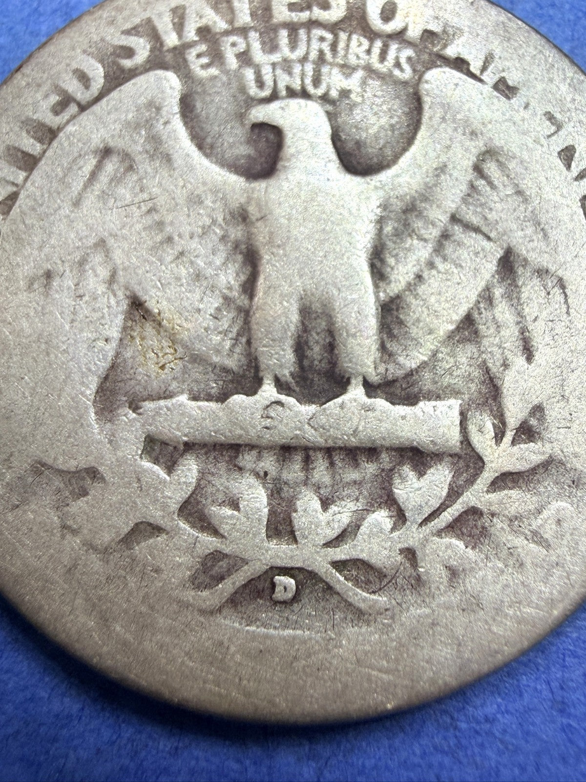 1935 D Washington Quarter 25C G Good 90% Silver Denver Early Better Date Coin